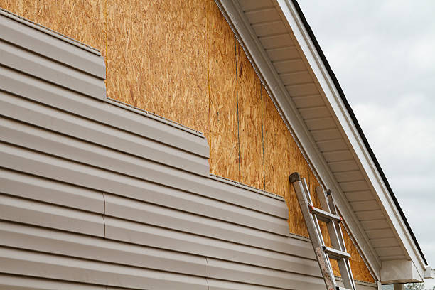 Professional Wood Siding technician working in Staley, NC